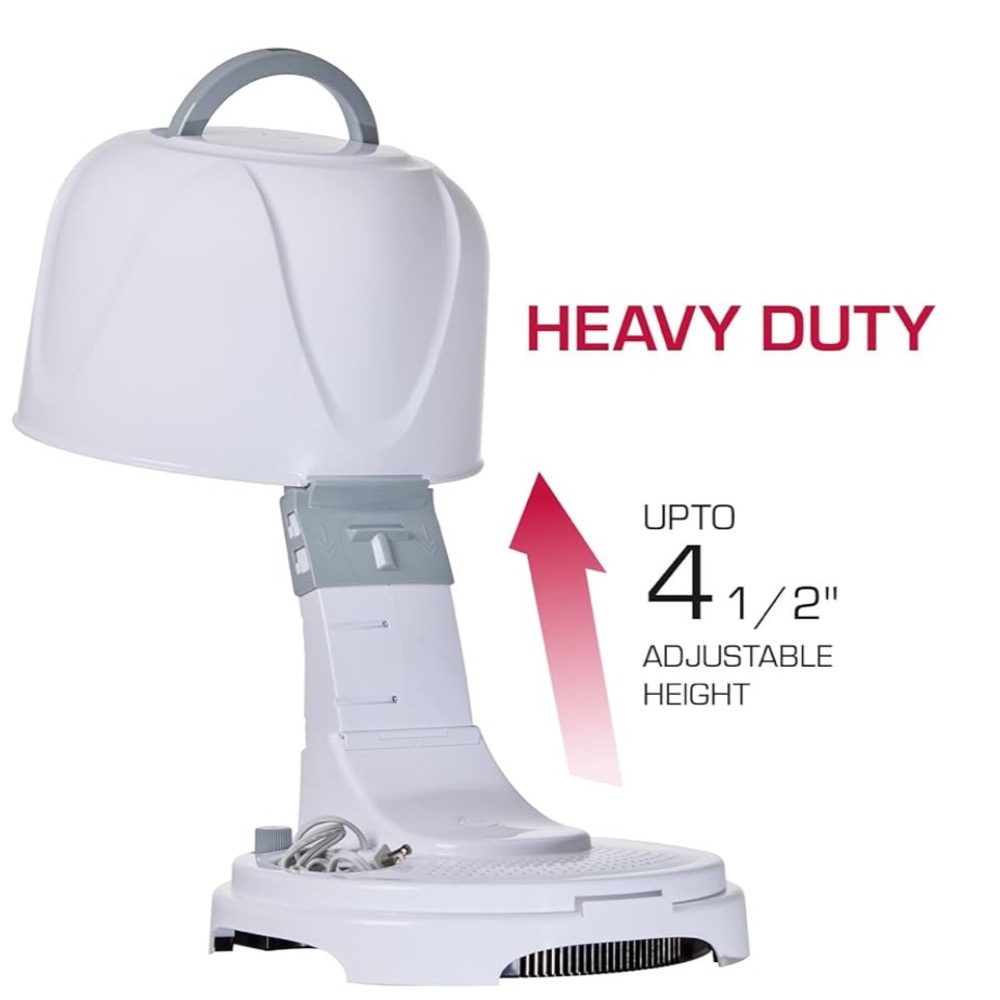 Kiss Heavy Duty Hair Dryer - White and Gray